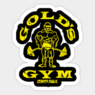 Gold'S Gym Logo Sticker